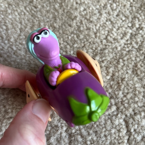Vintage Jim Henson Fraggle Rock Mokey Eggplant Car Happy Meal Toy Action Figure - Picture 8 of 10